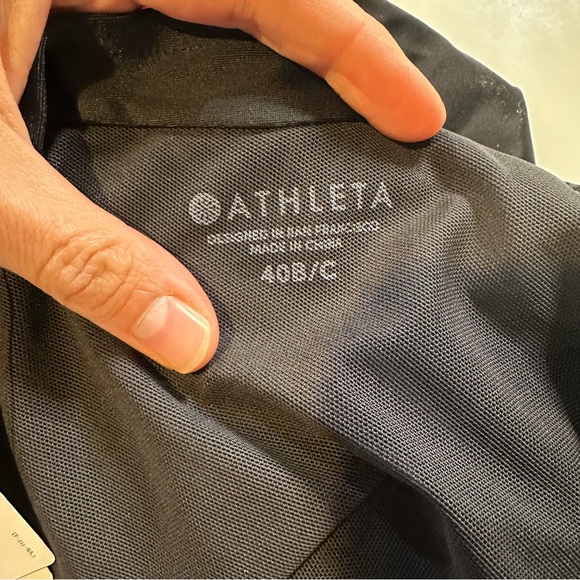 NWT Athleta Wrap One Piece in Black Size 40B/C - Picture 6 of 6